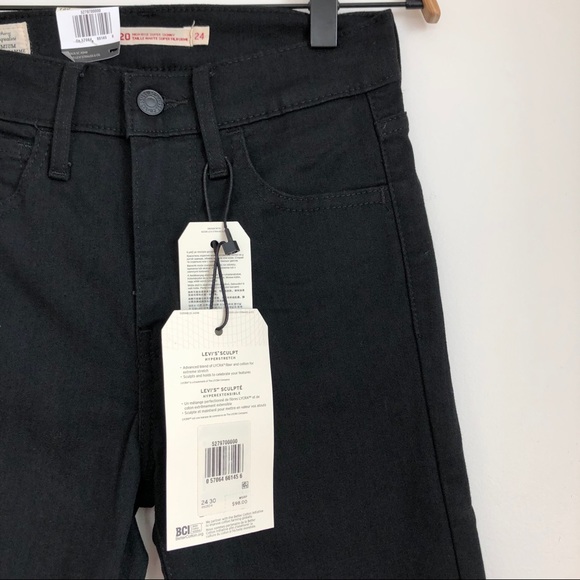 Levi’s 720 High Rise Super Skinny Jeans 24 - Picture 9 of 11